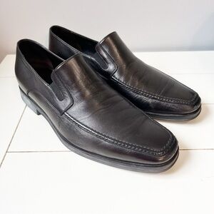 Monte Rosso Lucca Slip On Dress Shoes Napa Leather Black Size 9 1/2